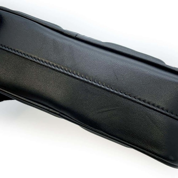 Balenciaga BB Monogram Leather Shoulder Bag Black - Picture 11 of 16